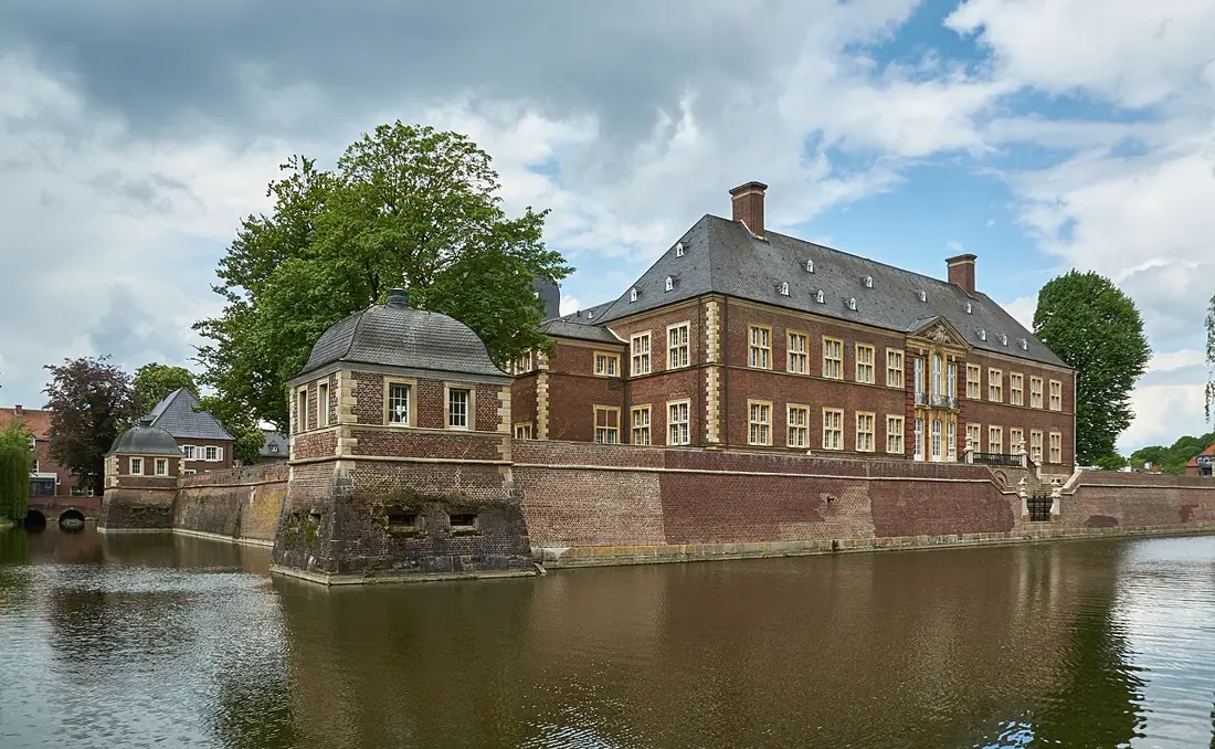 Ahaus Castle with its moat
